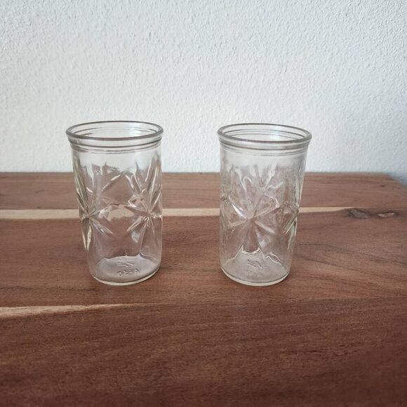 Ball Other - 619-5 Ball A-30 2 matching glass cylinder jar set of 2 small depression